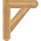Ekena Millwork Traditional Craftsman Rough Sawn Bracket, Western Red Cedar, 6"W x 28"D x 32"H BKT06X28X32TRA04RWR - alternate 3
